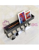 Стенна закачалка етажерка метална